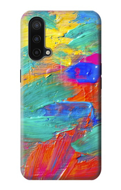 W2942 Brush Stroke Painting Hard Case and Leather Flip Case For OnePlus Nord CE 5G