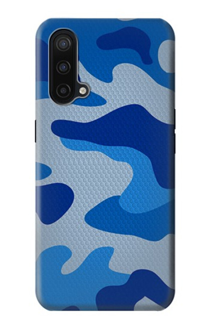 W2958 Army Blue Camo Camouflage Hard Case and Leather Flip Case For OnePlus Nord CE 5G