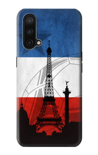 W2980 France Football Soccer Hard Case and Leather Flip Case For OnePlus Nord CE 5G