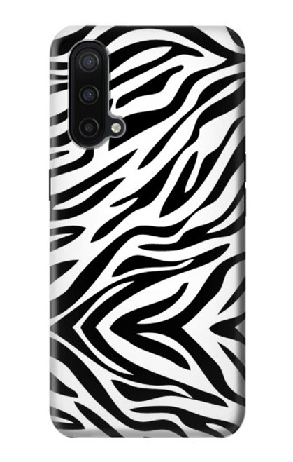 W3056 Zebra Skin Texture Graphic Printed Hard Case and Leather Flip Case For OnePlus Nord CE 5G