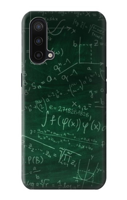 W3190 Math Formula Greenboard Hard Case and Leather Flip Case For OnePlus Nord CE 5G