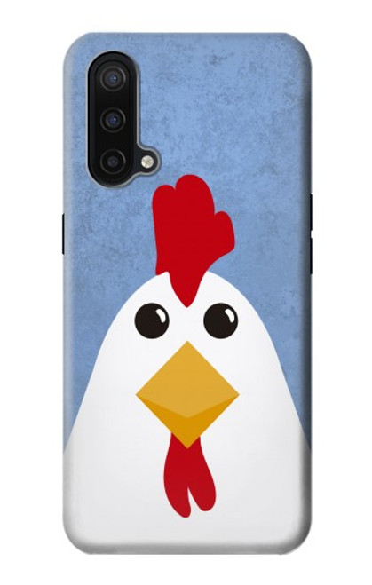 W3254 Chicken Cartoon Hard Case and Leather Flip Case For OnePlus Nord CE 5G