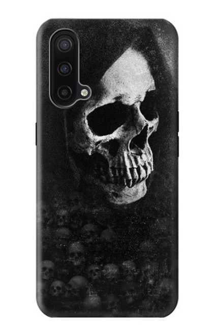 W3333 Death Skull Grim Reaper Hard Case and Leather Flip Case For OnePlus Nord CE 5G