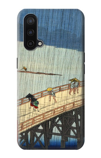 W3347 Utagawa Hiroshige Sudden shower Hard Case and Leather Flip Case For OnePlus Nord CE 5G