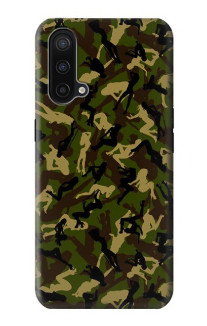 W3356 Sexy Girls Camo Camouflage Hard Case and Leather Flip Case For OnePlus Nord CE 5G