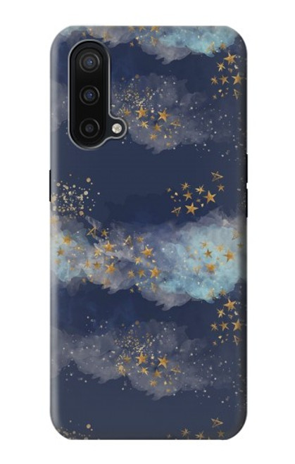 W3364 Gold Star Sky Hard Case and Leather Flip Case For OnePlus Nord CE 5G