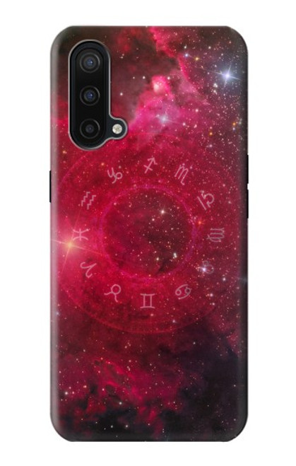 W3368 Zodiac Red Galaxy Hard Case and Leather Flip Case For OnePlus Nord CE 5G