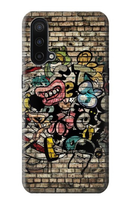 W3394 Graffiti Wall Hard Case and Leather Flip Case For OnePlus Nord CE 5G