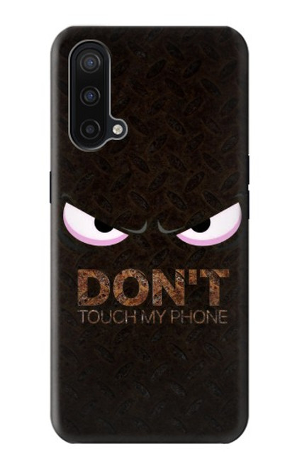 W3412 Do Not Touch My Phone Hard Case and Leather Flip Case For OnePlus Nord CE 5G