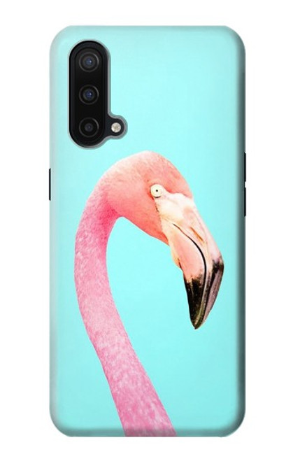 W3708 Pink Flamingo Hard Case and Leather Flip Case For OnePlus Nord CE 5G