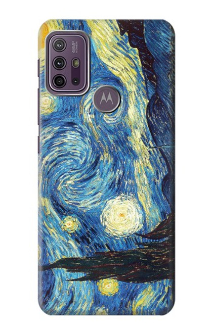 W0213 Van Gogh Starry Nights Hard Case and Leather Flip Case For Motorola Moto G10 Power