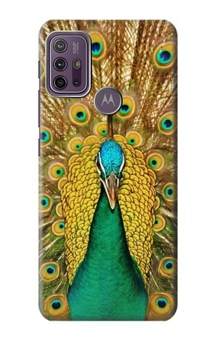 W0513 Peacock Hard Case and Leather Flip Case For Motorola Moto G10 Power