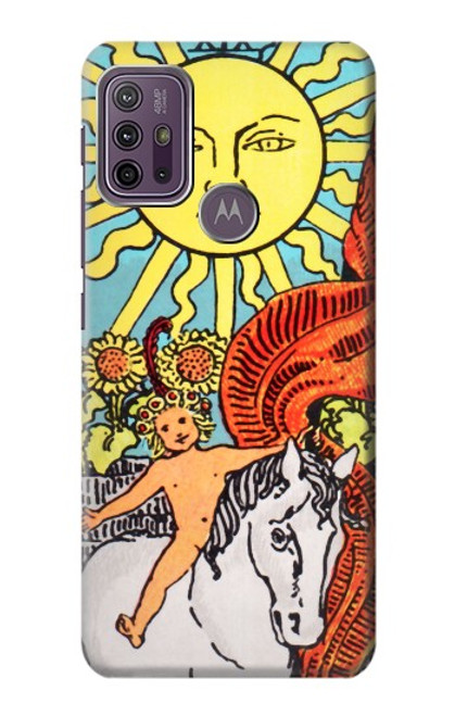 W0565 Tarot Sun Hard Case and Leather Flip Case For Motorola Moto G10 Power