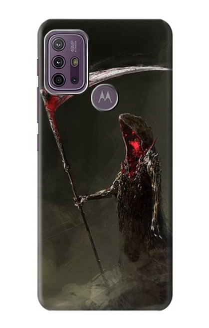 W1319 Grim Reaper Death Scythe Hard Case and Leather Flip Case For Motorola Moto G10 Power