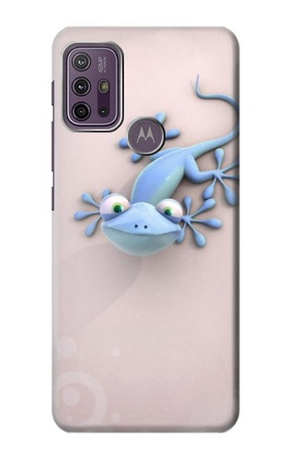 W1631 Funny Gecko Lizard Hard Case and Leather Flip Case For Motorola Moto G10 Power