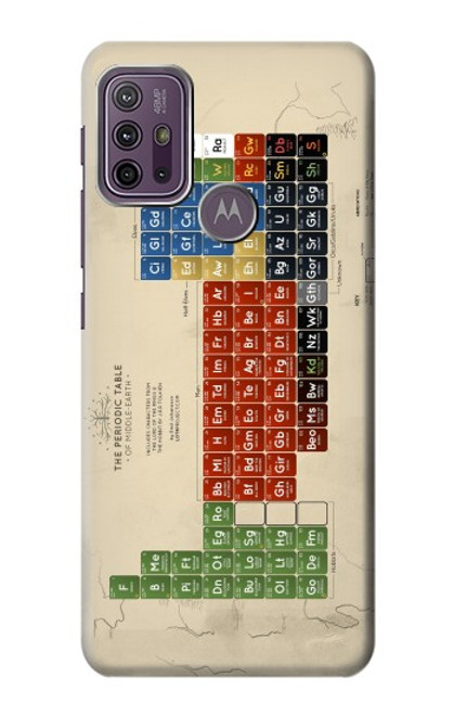 W1695 The Periodic Table of Middle Earth Hard Case and Leather Flip Case For Motorola Moto G10 Power