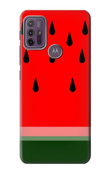 W2403 Watermelon Hard Case and Leather Flip Case For Motorola Moto G10 Power