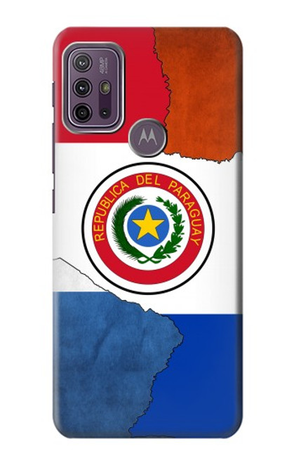 W3017 Paraguay Flag Hard Case and Leather Flip Case For Motorola Moto G10 Power