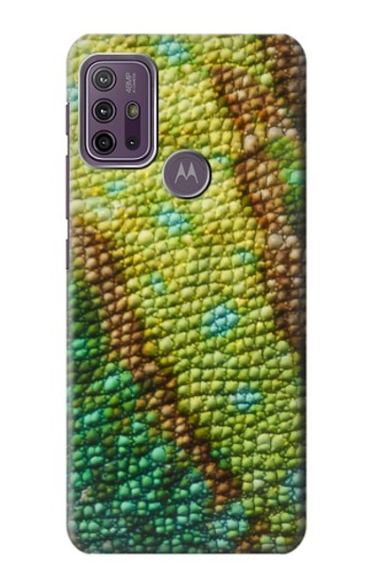 W3057 Lizard Skin Graphic Printed Hard Case and Leather Flip Case For Motorola Moto G10 Power