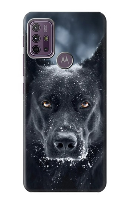 W3168 German Shepherd Black Dog Hard Case and Leather Flip Case For Motorola Moto G10 Power