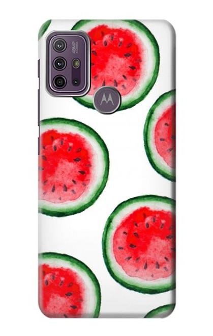 W3236 Watermelon Pattern Hard Case and Leather Flip Case For Motorola Moto G10 Power