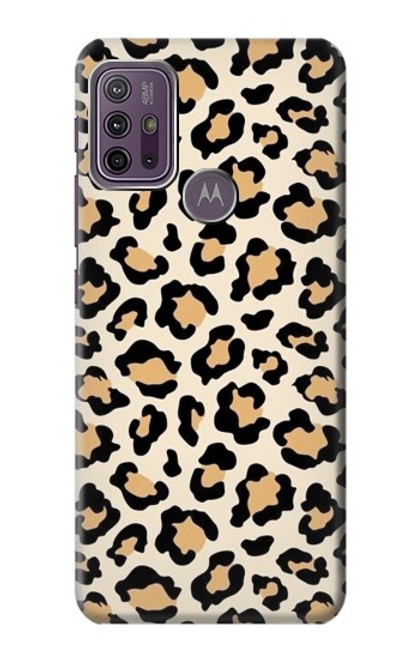 W3374 Fashionable Leopard Seamless Pattern Hard Case and Leather Flip Case For Motorola Moto G10 Power