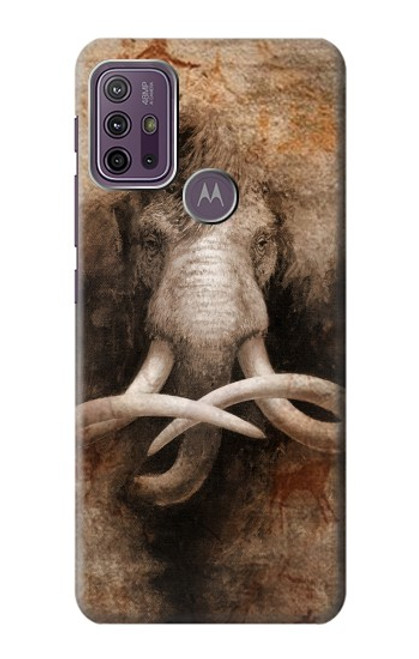 W3427 Mammoth Ancient Cave Art Hard Case and Leather Flip Case For Motorola Moto G10 Power