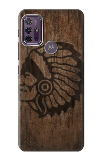 W3443 Indian Head Hard Case and Leather Flip Case For Motorola Moto G10 Power