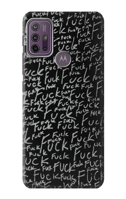 W3478 Funny Words Blackboard Hard Case and Leather Flip Case For Motorola Moto G10 Power