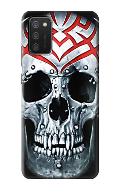 W0223 Vampire Skull Tattoo Hard Case and Leather Flip Case For Samsung Galaxy A03S