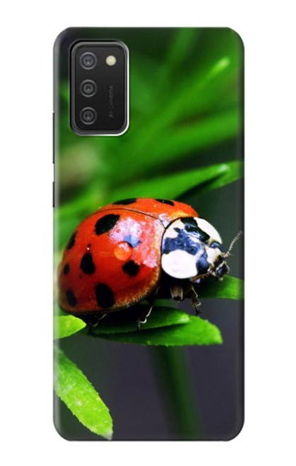 W0263 Ladybug Hard Case and Leather Flip Case For Samsung Galaxy A03S