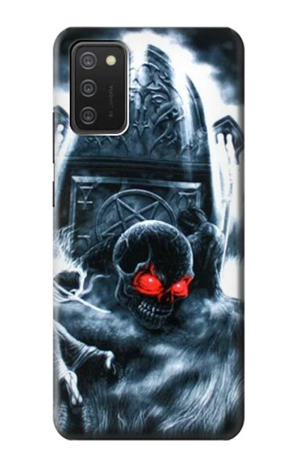 W0297 Zombie Dead Man Hard Case and Leather Flip Case For Samsung Galaxy A03S