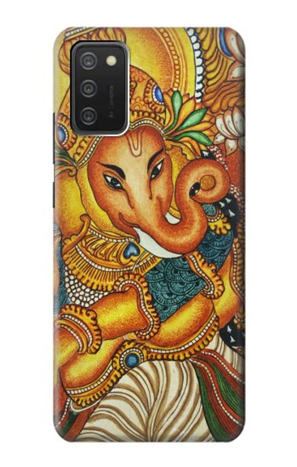 W0440 Hindu God Ganesha Hard Case and Leather Flip Case For Samsung Galaxy A03S