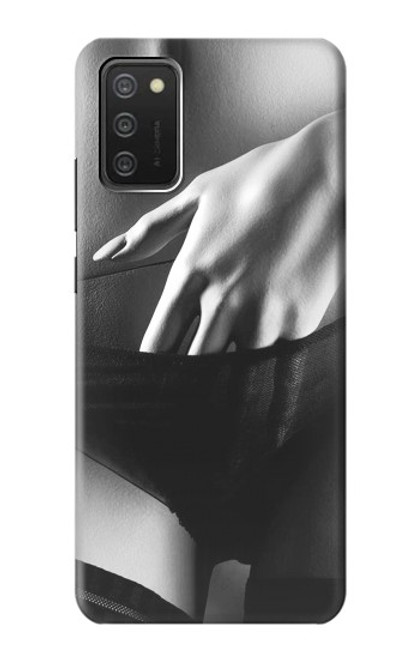 W0547 Sexy Man Hard Case and Leather Flip Case For Samsung Galaxy A03S