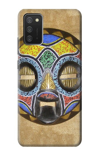 W0965 African Baluba Mask Hard Case and Leather Flip Case For Samsung Galaxy A03S