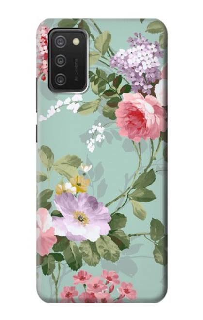 W2178 Flower Floral Art Painting Hard Case and Leather Flip Case For Samsung Galaxy A03S