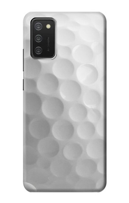 W2960 White Golf Ball Hard Case and Leather Flip Case For Samsung Galaxy A03S