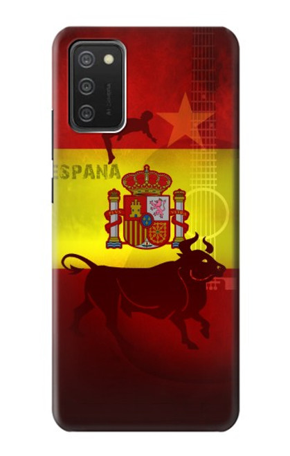 W2984 Spain Football Soccer Hard Case and Leather Flip Case For Samsung Galaxy A03S