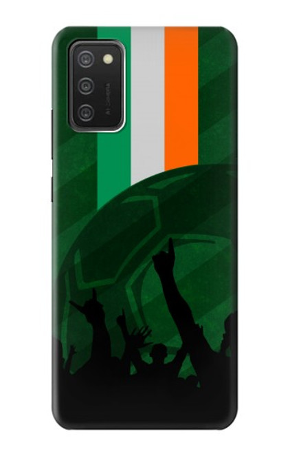 W3002 Ireland Football Soccer Hard Case and Leather Flip Case For Samsung Galaxy A03S