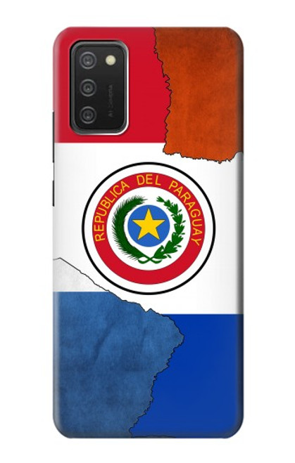 W3017 Paraguay Flag Hard Case and Leather Flip Case For Samsung Galaxy A03S