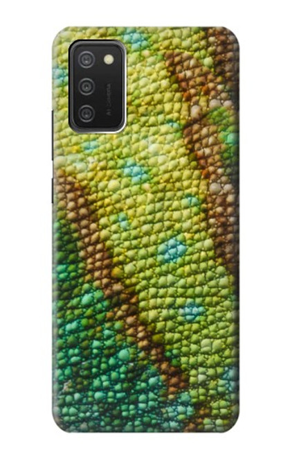 W3057 Lizard Skin Graphic Printed Hard Case and Leather Flip Case For Samsung Galaxy A03S