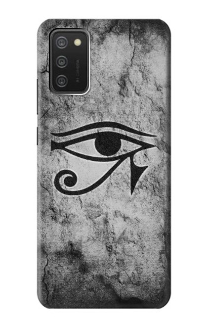 W3108 Ancient Egyptian Sun Eye Of Horus Hard Case and Leather Flip Case For Samsung Galaxy A03S