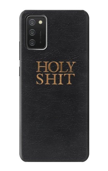 W3166 Funny Holy Shit Hard Case and Leather Flip Case For Samsung Galaxy A03S