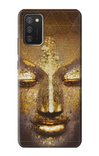 W3189 Magical Yantra Buddha Face Hard Case and Leather Flip Case For Samsung Galaxy A03S