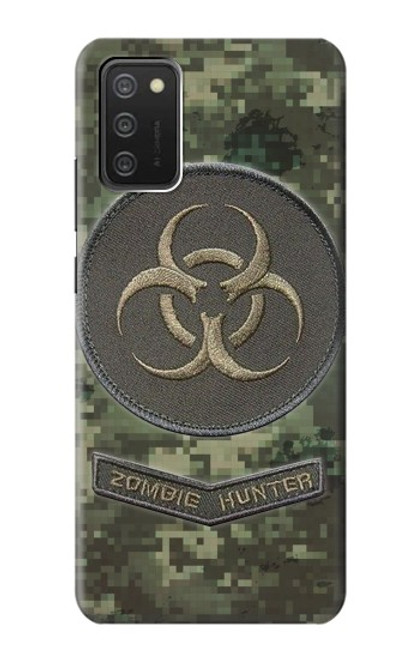 W3468 Biohazard Zombie Hunter Graphic Hard Case and Leather Flip Case For Samsung Galaxy A03S