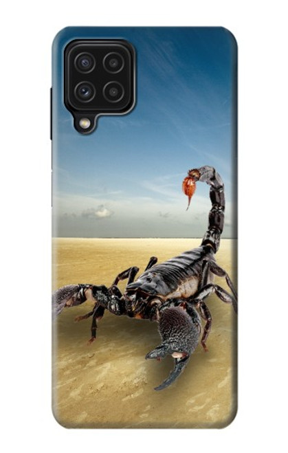 W0150 Desert Scorpion Hard Case and Leather Flip Case For Samsung Galaxy A22 4G