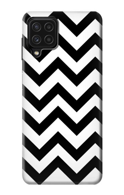 W1613 Chevron Zigzag Hard Case and Leather Flip Case For Samsung Galaxy A22 4G