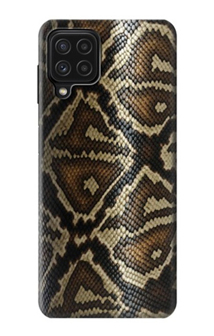 W2712 Anaconda Amazon Snake Skin Graphic Printed Hard Case and Leather Flip Case For Samsung Galaxy A22 4G