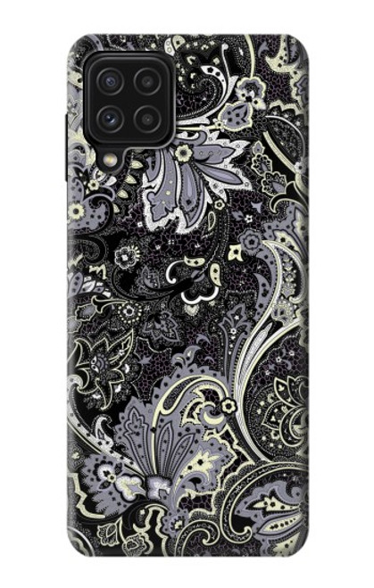 W3251 Batik Flower Pattern Hard Case and Leather Flip Case For Samsung Galaxy A22 4G