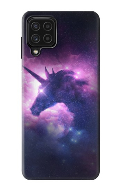 W3538 Unicorn Galaxy Hard Case and Leather Flip Case For Samsung Galaxy A22 4G